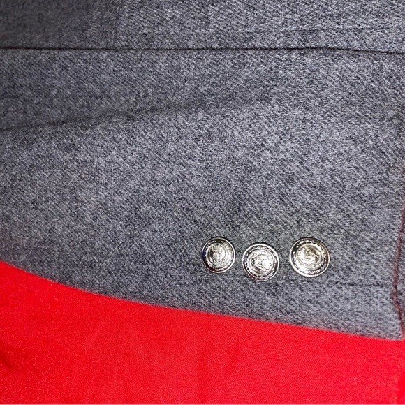 Cross Country Fashions Gray 100% wool jacket Size10 - Picture 4 of 11